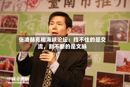 张凌赫亮相海峡论坛：挡不住的是交流，割不断的是文脉-第3张图片