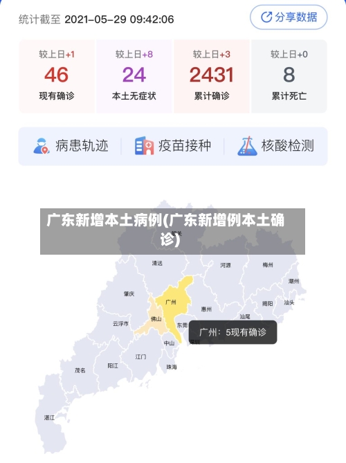 广东新增本土病例(广东新增例本土确诊)