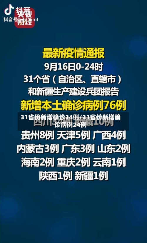 31省份新增确诊34例/31省份新增确诊病例24例-第2张图片