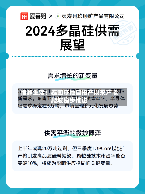 恒鑫生活:泰国基地自投产以来产能爬坡稳步推进-第2张图片