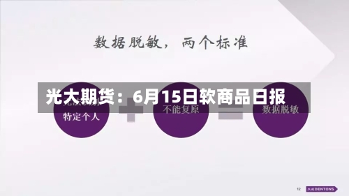 光大期货：6月15日软商品日报