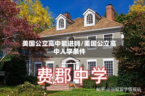 美国公立高中能进吗/美国公立高中入学条件-第3张图片