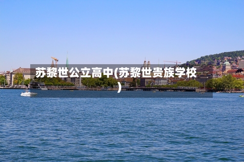 苏黎世公立高中(苏黎世贵族学校)-第3张图片