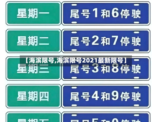 【海滨限号,海滨限号2021最新限号】-第2张图片