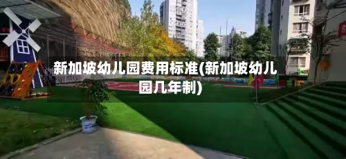 新加坡幼儿园费用标准(新加坡幼儿园几年制)-第2张图片