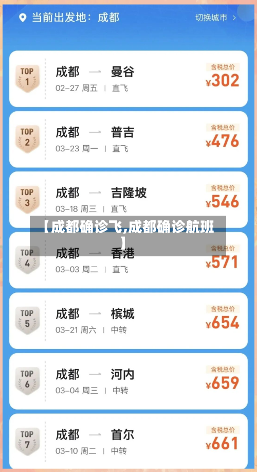【成都确诊飞,成都确诊航班】