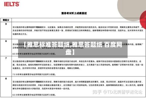 【雅思标准答题纸,雅思答题纸 百度网盘】-第2张图片