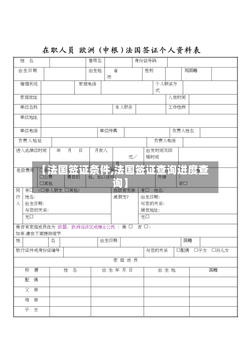 【法国签证条件,法国签证查询进度查询】-第3张图片