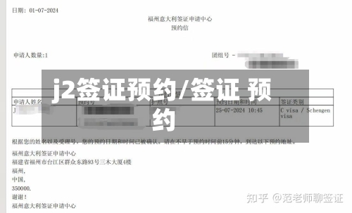 j2签证预约/签证 预约-第3张图片