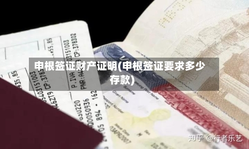 申根签证财产证明(申根签证要求多少存款)